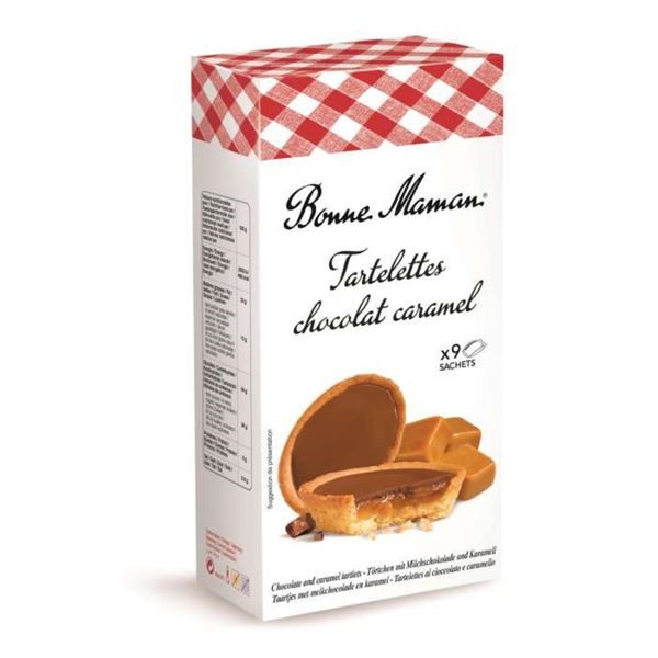 Tartaletky Bonne Maman - čokoláda a karamel, 135 g