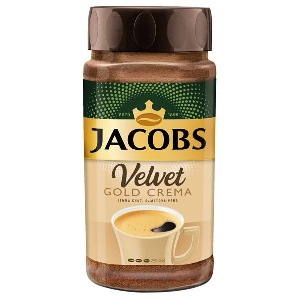Instantní káva Jacobs - Velvet Gold Crema, 180 g