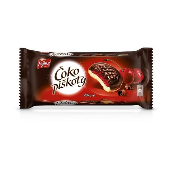 Čokopiškoty Figaro - višeň, 147 g