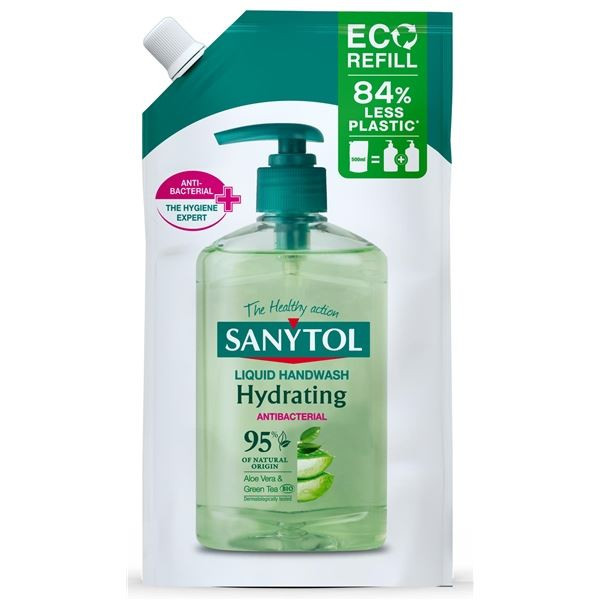 Náhradní náplň do mýdla Sanytol-hydratační, 500 ml