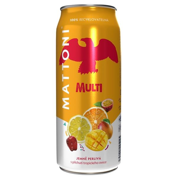 Minerální voda Mattoni- multi, per., plech 24x0,5l