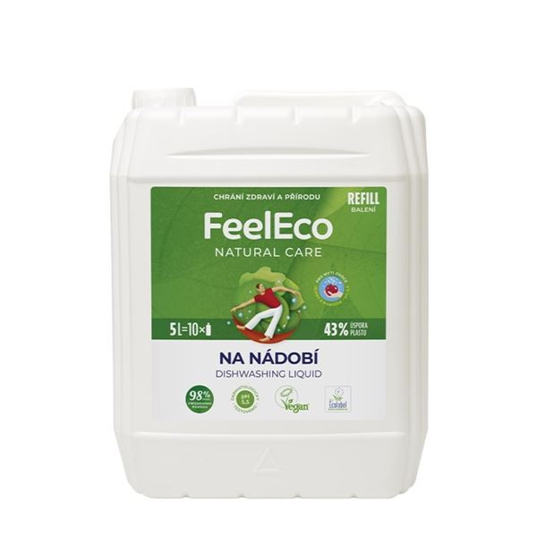 Prostředek na nádobí Feel Eco - 5 l