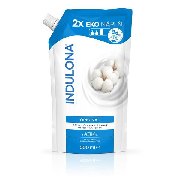 Náplň do tekutého mýdla Indulona - original, 500ml