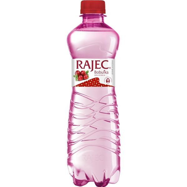 Ochucená voda Rajec - brusinka, 8x  0,75 l