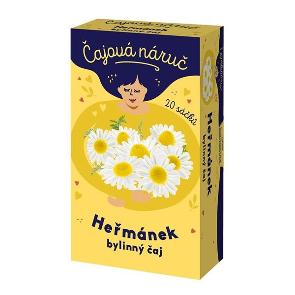 Bylinný čaj Čajová náruč - heřmánek, 20x 1g