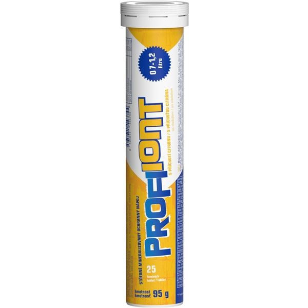 Iontové šumivé tablety Profi Iont - citron, 25 ks