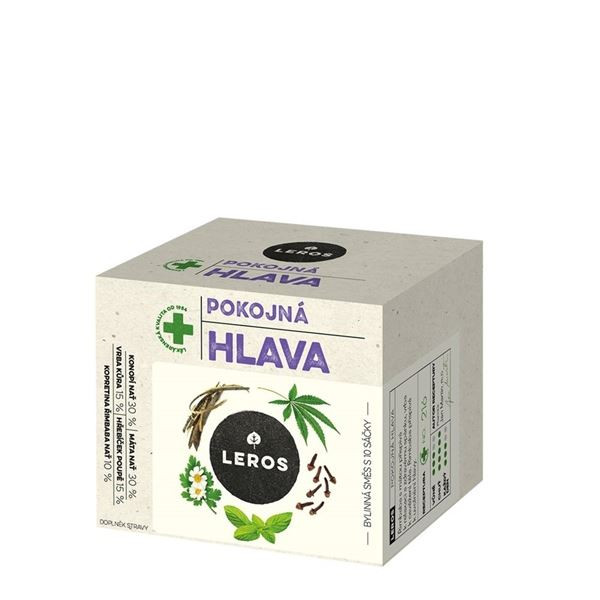 Bylinný čaj Leros - Pokojná Hlava, 10x 1,5 g