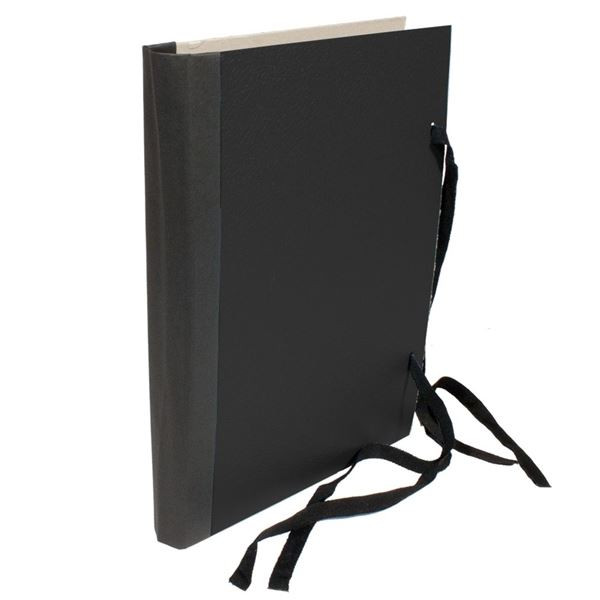 Desky s tkanicí HIT Office,A4,černé s hřbetem,1 ks