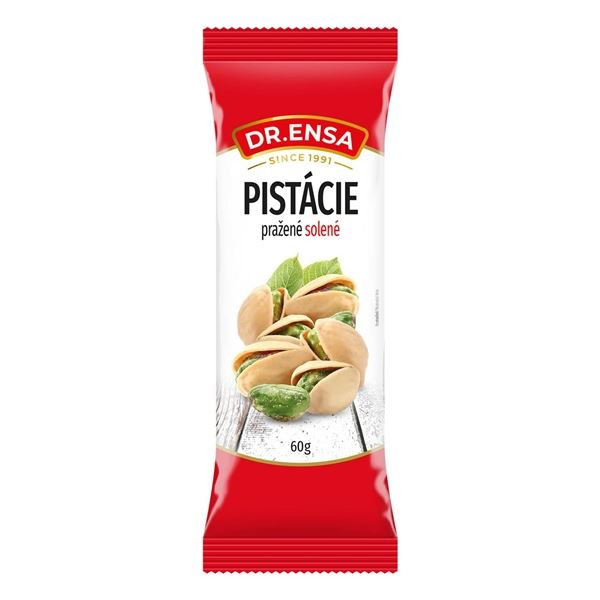 Pistácie Dr. Ensa -  pražené, solené, 60 g