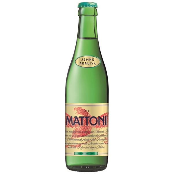 Minerální voda Mattoni-jemně perlivá,sklo,24x0,33l