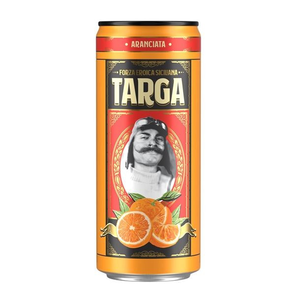 Limonáda Targa - pomeranč, plech 24x 0,33 l
