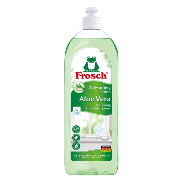 Prostředek na nádobí Frosch - aloe vera, 750 ml