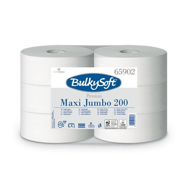 Toaletní papír Bulky Soft Jumbo-2vrstvý,200m,6rolí