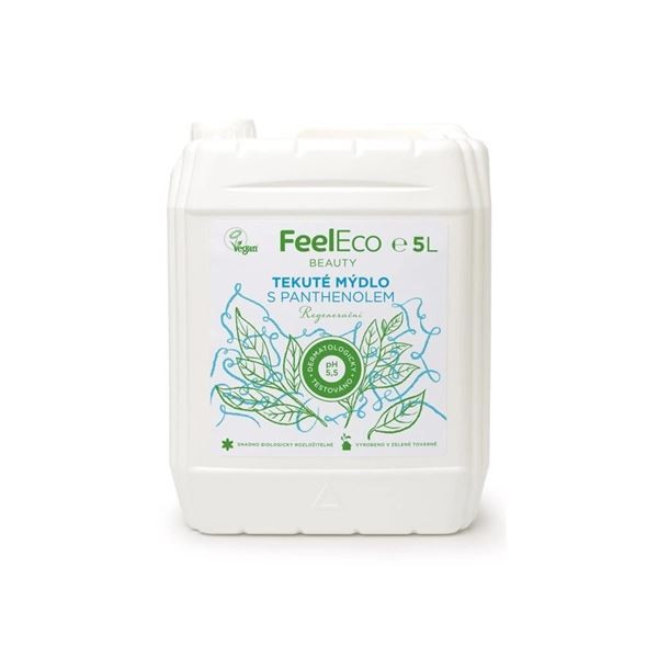 Tekuté mýdlo FeelEco - s panthenolem, 5 l