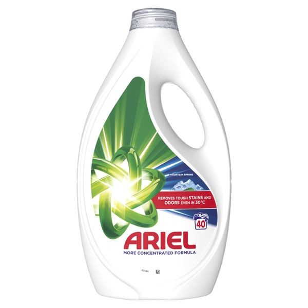 Gel na praní Ariel - Mountain spring, 40 pd, 1,8 l