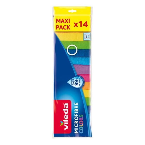 Mikroutěrka Vileda Colors  - 14 ks