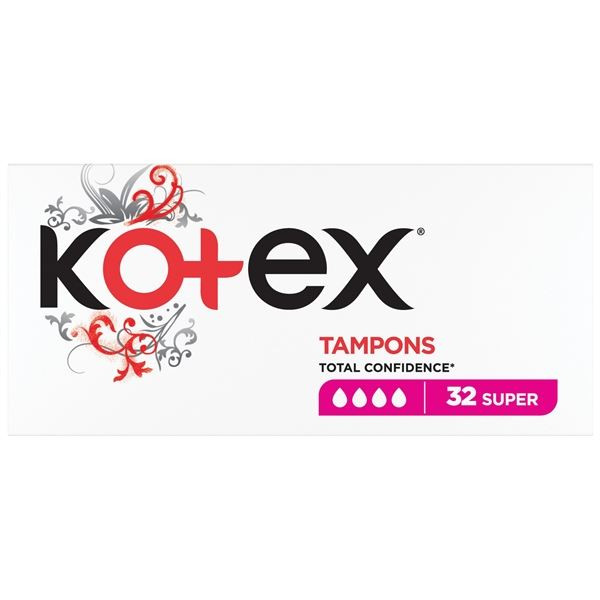 Tampony Kotex - super, 32 ks