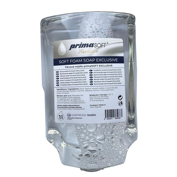 Pěnové mýdlo do dávkovače PrimaSOFT, 1 l