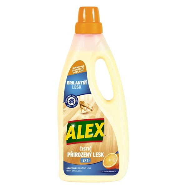 Čistič na podlahy ALEX extralesk 2v1-laminát,750ml