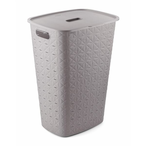 Koš na prádlo Curver Softex - 56 l, šedý