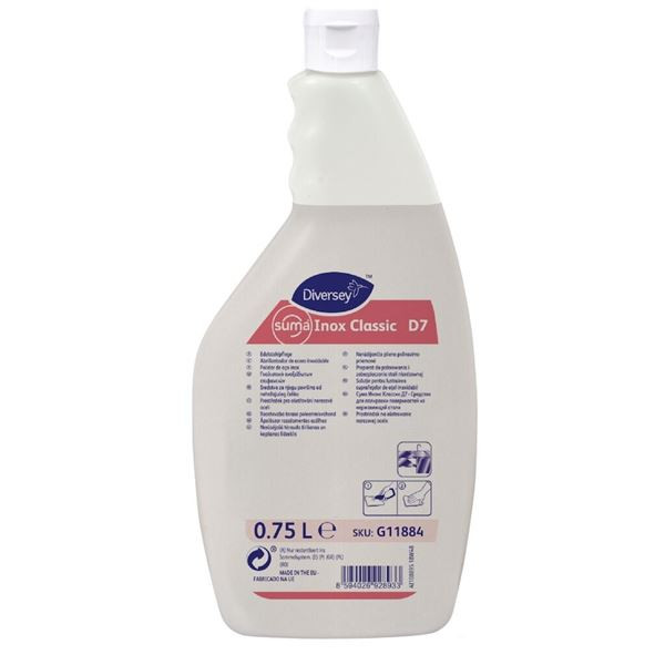 Profesionální čistič Suma na nerezovou ocel, 750ml