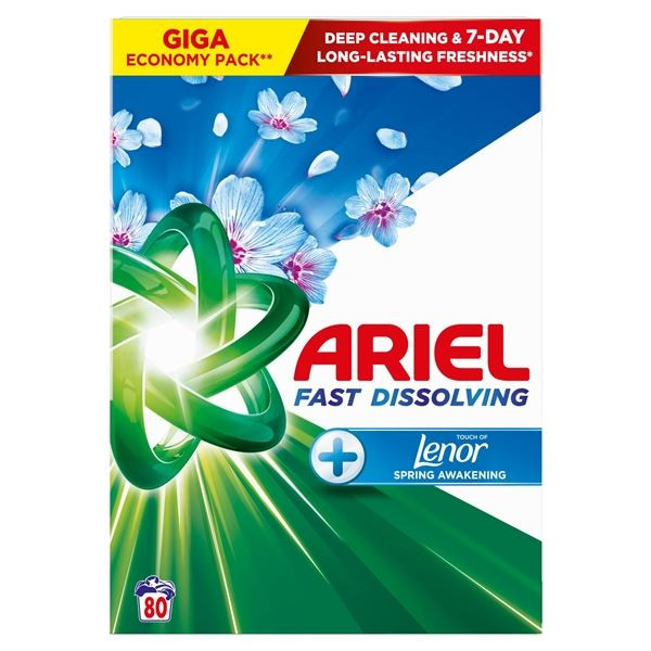 Prášek na praní Ariel Spring Awakeng-4,4 kg,80 d.
