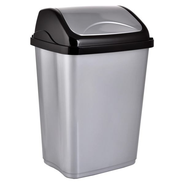 Odpadkový koš Orion Vittario - 26 l, šedý