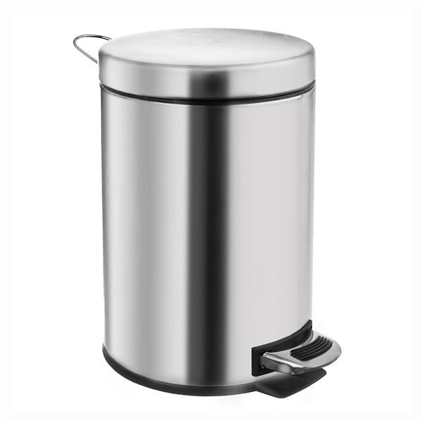 Odpadkový koš Orion - 12 l, nerez