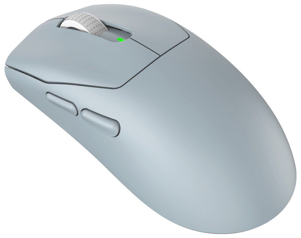 MSI herní myš FORGE GM340 Wireless Sky/ bezdrátová/ 12.000 dpi/ 2,4GHz/ BT5.2/ USB/ 6 tlačítek/ světle modrá