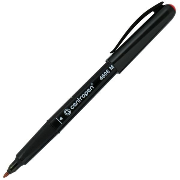 Popisovač na CD Centropen 4606, červený