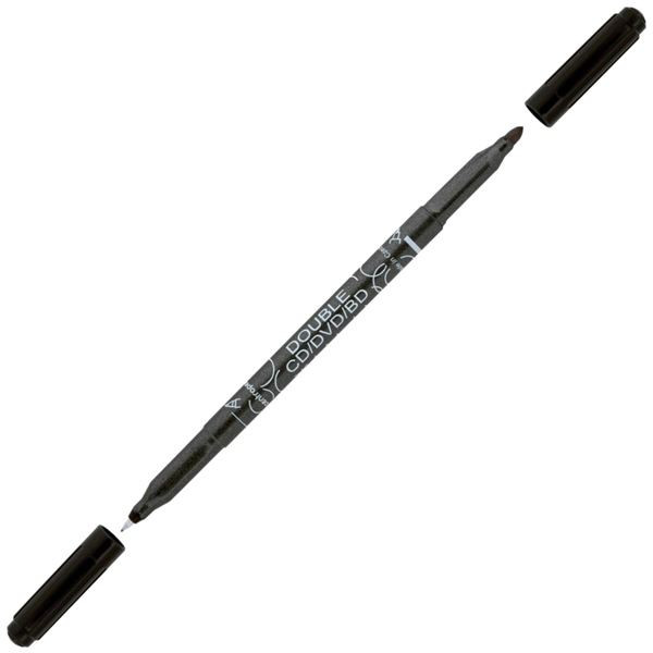 Popisovač na CD Centropen 3616 DOUBLE, černý