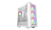 DEEPCOOL Case CG580 WH, ATX, Průhledná bočnice, bílá