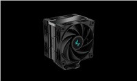 DEEPCOOL CPU Chladič AK400 ZERO DARK PLUS, 2x120mm, LGA1851, AM5, černá