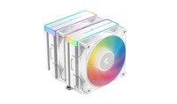 DEEPCOOL CPU Chladič AG620 WH ARGB V2, 2x120mm, LGA1851, AM5, bílá