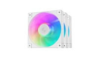 DEEPCOOL Ventilátor FD12 ARGB WH 3v1, 3x120mm, ARGB, bílá