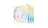 DEEPCOOL Ventilátor FL12 SE WH 3v1, 3x 120mm, ARGB, bílá