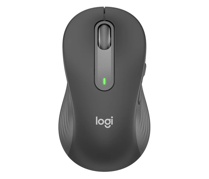Logitech M650L/Kancelářská/Laserová/Pro leváky/Bezdrátová USB + Bluetooth/Šedá