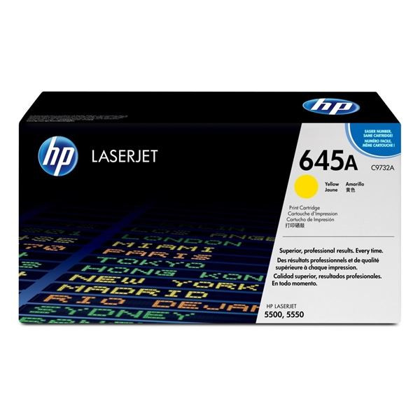 Toner HP C9732A, žlutý