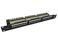 Solarix Patch panel Solarix 24 x RJ45 CAT6 UTP s vyvazovací lištou 1U
