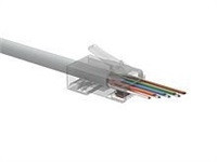 Solarix Univerzální EASY konektor RJ45 CAT5E UTP 8p8c na drát i licnu
