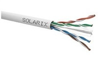 BAZAR - Instalační kabel Solarix CAT6 UTP PVC Eca 305m/box - poškozený obal