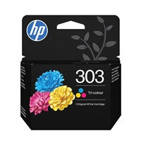 HP 303 Tri-color Original Ink Cartridge (165 pages), T6N01AE