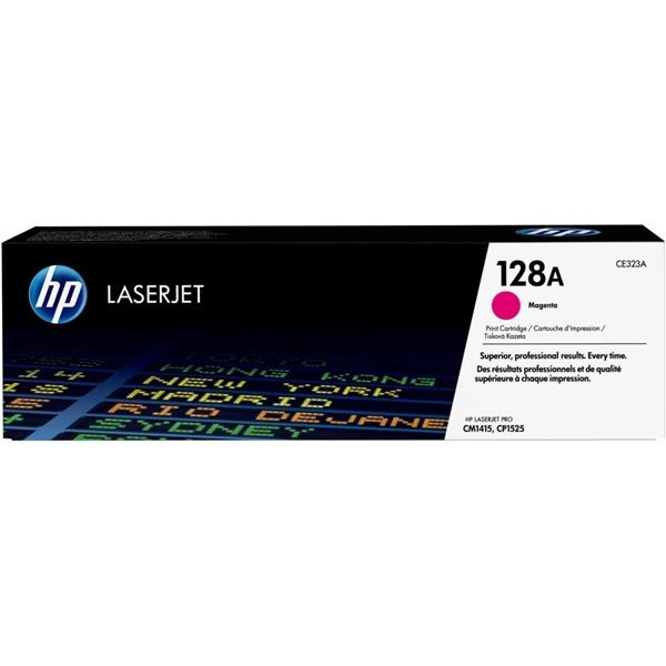 Toner HP CE323A, purpurový