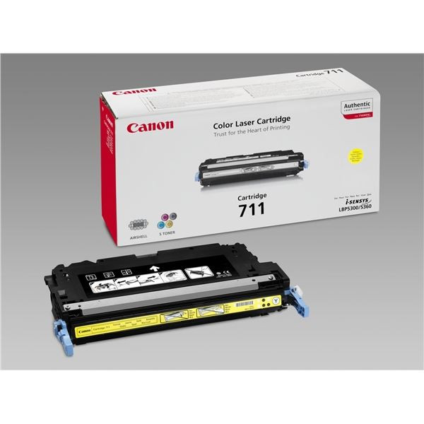 Toner Canon CRG-711Y, žlutý
