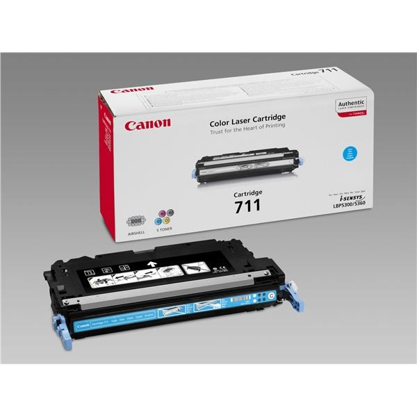 Toner Canon CRG-711C, azurový