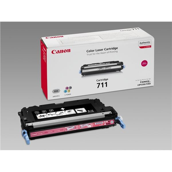 Toner Canon CRG-711M, purpurový