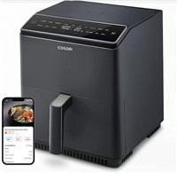 BAZAR - BAZAR - Cosori Dual Blaze 6.4L SMART horkovzdušná  fritéza + 5x špíz a gril. rošt, black - Poškozený obal (Kompl
