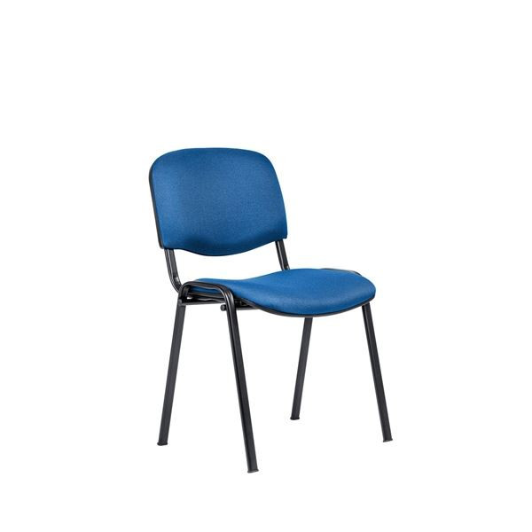 Konferenční židle ISO N modrá, kostra černá