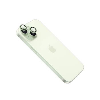 FIXED Camera Glass Apple iPhone 15/15+, světle zel