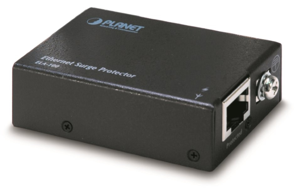 Planet Přepěťová ochrana UTP/FTP vedení, zemnící vodič, 100/1000Mbit,chrání všechny čtyři páry, podpora PoE